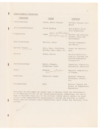 Lot #520 Melvin F. Brooks: NASA Manual - Selected Topics in Human Physiology and Space Flight (1972) - Image 2