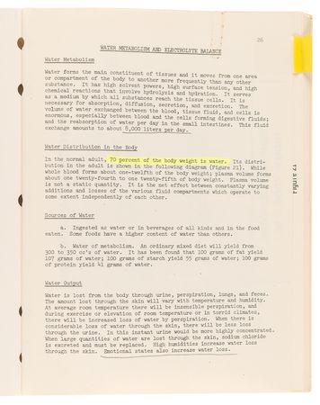 Lot #520 Melvin F. Brooks: NASA Manual - Selected Topics in Human Physiology and Space Flight (1972) - Image 5