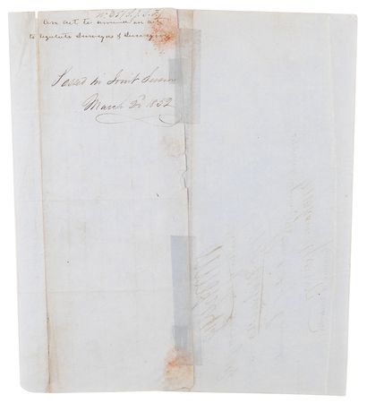 Lot #184 Brigham Young Rare Document Signed as Governor of Utah Territory - Original Act of the First Utah Territorial Legislature (1852) - Image 4