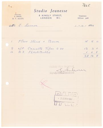 Lot #667 Beatles: John Lennon - Image 1
