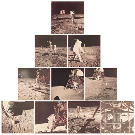 Lot #513 Apollo 11 Collection of (10) EVA Photographs - Image 1
