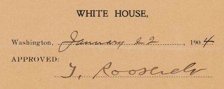 Lot #346 Theodore Roosevelt Document Signed as President, Approving an Act of the Cherokee Nation - Image 2