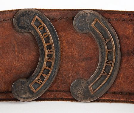 Lot #476 Victorian 13th Hussars Officer's Belt and Pouch - Image 3