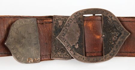 Lot #476 Victorian 13th Hussars Officer's Belt and Pouch - Image 6