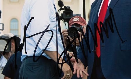 Lot #144 Donald Trump and Ted Cruz Signed Photograph - Image 2