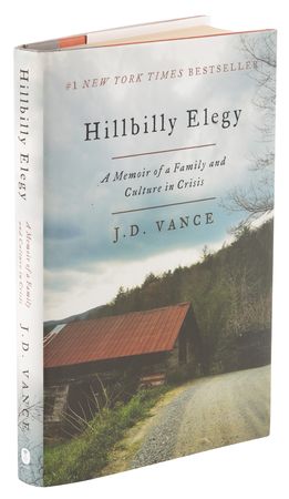 Lot #322 J. D. Vance Signed Book - Hillbilly Elegy - Image 3