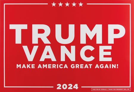 Lot #136 Donald Trump Signed Campaign Sign - Image 3
