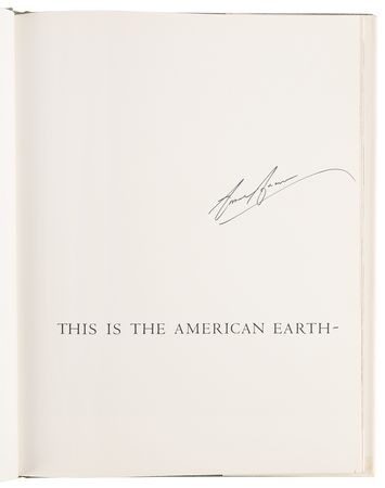 Lot #545 Ansel Adams Signed Book - This Is the American Earth - Image 4