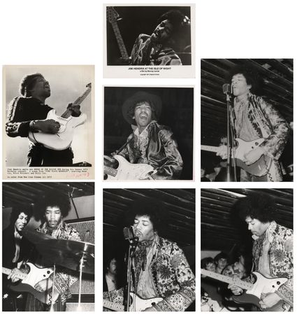 Lot #776 Jimi Hendrix (7) Original Photographs - Image 1