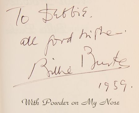 Lot #894 Billie Burke Signed Book - With Powder on My Nose - Image 2