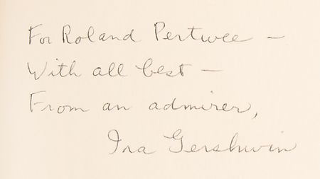 Lot #710 Ira Gershwin Signed Book - Lyrics on Several Occasions - Image 2