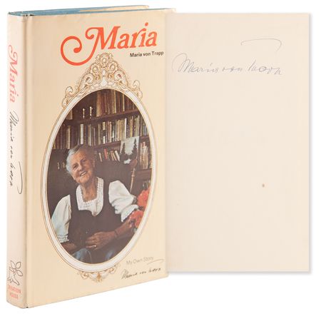 Lot #999 Maria von Trapp Signed Book - Maria - Image 1