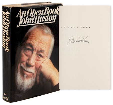 Lot #937 John Huston Signed Book - An Open Book - Image 1