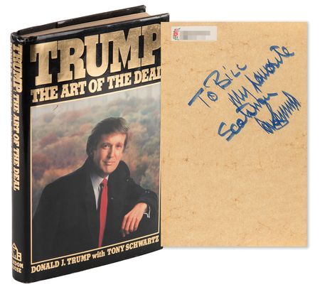 Lot #138 Donald Trump Signed Book - The Art of the Deal - Image 1