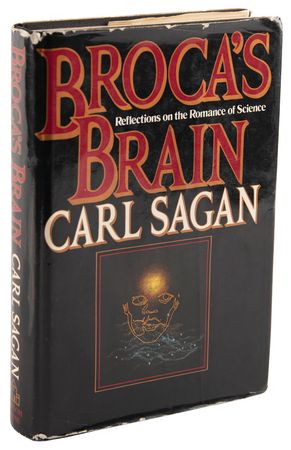 Lot #309 Carl Sagan Signed Book - Broca's Brain - Image 3
