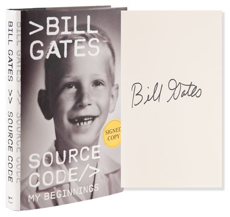 Lot #274 Bill Gates Signed Book - Source Code: My Beginnings - Image 1
