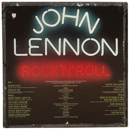 Lot #666 Beatles: John Lennon Signed Album - Rock 'n' Roll - Image 2