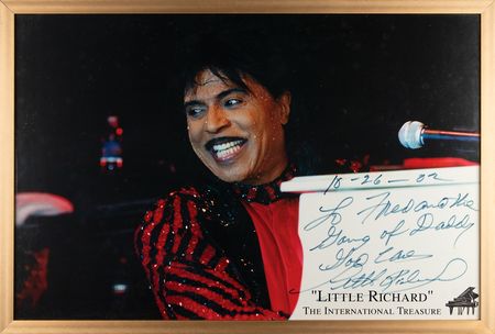 Lot #786 Little Richard Signed Poster (29.5˝ x 19.5˝) - Image 1