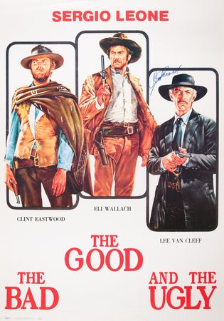 Lot #909 Clint Eastwood Signed Poster - The Good, the Bad and the Ugly (27.5? x 39?) - Image 1