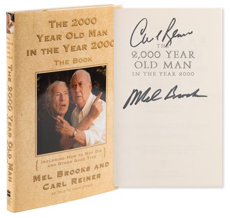 Lot #892 Mel Brooks and Carl Reiner Signed Book - The 2000 Year Old Man in the Year 2000 - Image 1