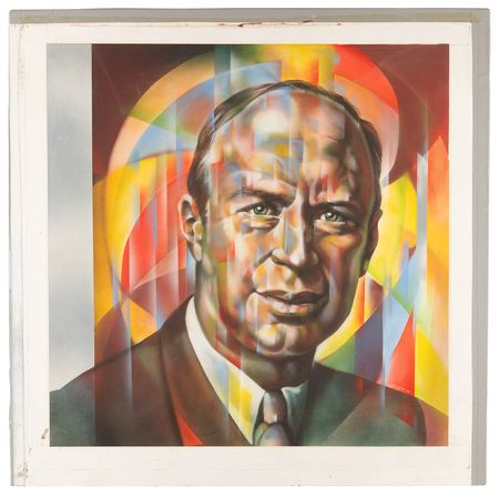 Lot #701 Sergei Prokofiev: Joann Daley Original Album Artwork for Prokofiev - String Quartets - Image 1