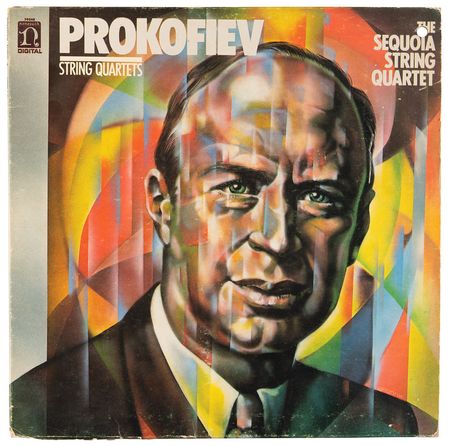 Lot #701 Sergei Prokofiev: Joann Daley Original Album Artwork for Prokofiev - String Quartets - Image 2
