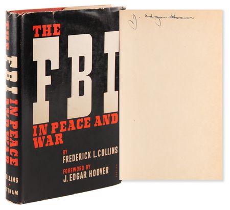 Lot #277 J. Edgar Hoover Signed Book - The FBI in Peace and War - Image 1