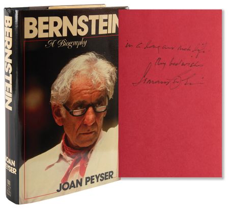 Lot #690 Leonard Bernstein Signed Book - Bernstein: A Biography - Image 1