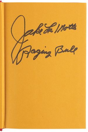 Lot #1023 Jake LaMotta Signed Book - Raging Bull: My Story - Image 3
