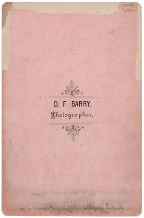 Lot #233 Curly, Crow Scout Original Cabinet Photograph by D. F. Barry - 