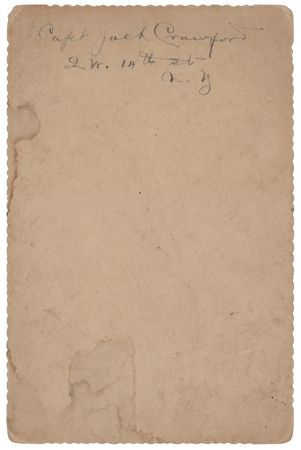 Lot #344 Red Cloud Original Cabinet Photograph by William R. Cross - Image 2