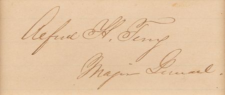 Lot #469 Alfred H. Terry Signature - Image 2