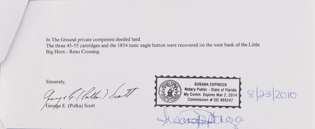 Lot #443 Little Bighorn Relics: Cartridges Excavated from the Battlefield - Image 4