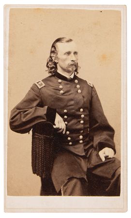 Lot #361 George A. Custer Lock of Hair and Original Carte-de-Visite Photograph - Image 3