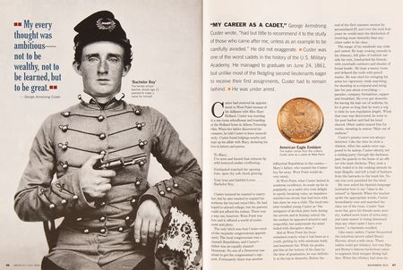 Lot #362 George A. Custer: Nine Custer Military Uniform Buttons, with One from His West Point Cadet's Uniform - Image 3