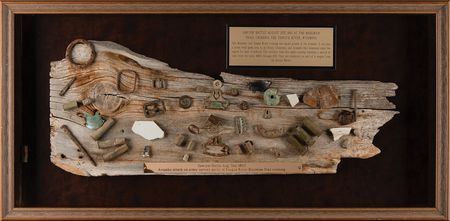 Lot #254 Bozeman Trail Relic Display, Attributed to the Sawyers Fight - Image 1