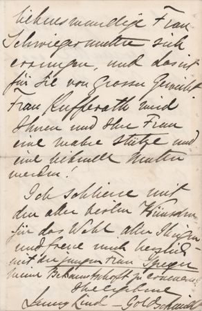Lot #949 Jenny Lind (3) Autograph Letters Signed - Image 4
