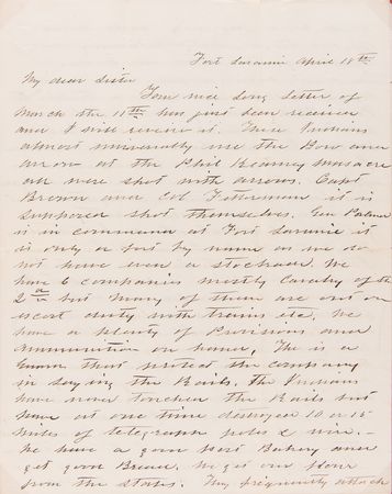 Lot #434 Fetterman Fight: Elisha Bennett Autograph Letter Signed and New-York Tribune Newspaper: 