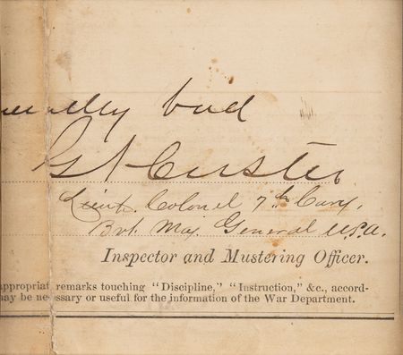 Lot #363 George A. Custer Endorsement Signature - Image 2