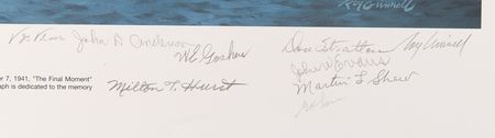 Lot #455 Pearl Harbor Signed Lithograph - 'The Final Moment' (Ltd. Ed. #266/385 II) - Image 3