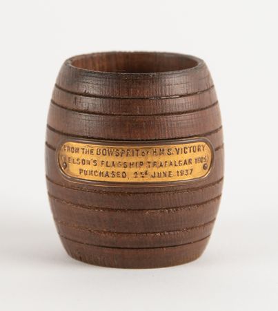 Lot #451 Horatio Nelson: HMS Victory Wooden Artifact - Image 1