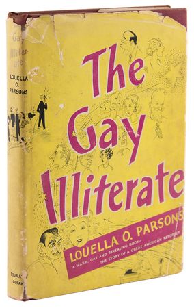 Lot #971 Louella Parsons Signed Book - The Gay Illiterate - Image 3