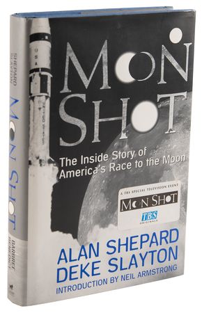 Lot #529 Alan Shepard Signed Book - Moon Shot - Image 3