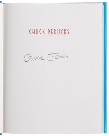 Lot #578 Chuck Jones Signed Book - Chuck Reducks - Image 4