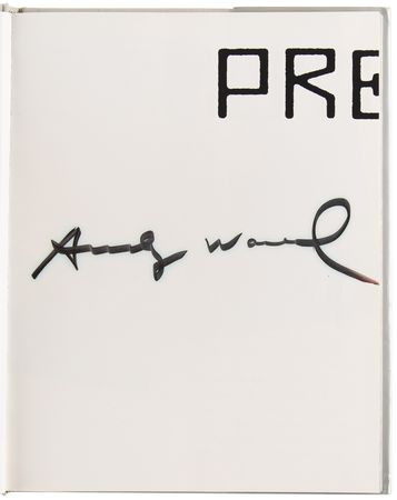 Lot #558 Andy Warhol Twice-Signed Book - America - Image 2