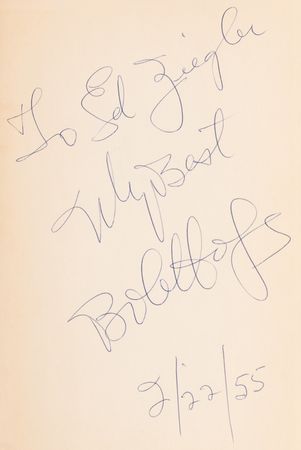 Lot #934 Bob Hope Signed Book - Have Tux, Will Travel: Bob Hope's Own Story - Image 2