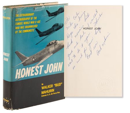 Lot #449 Bud Mahurin Signed Book - Honest John - Image 1