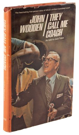 Lot #1029 John Wooden Signed Book - They Call Me Coach - Image 3