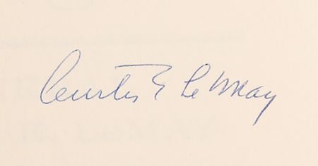 Lot #442 Curtis LeMay Signed Book - America Is In Danger - Image 2