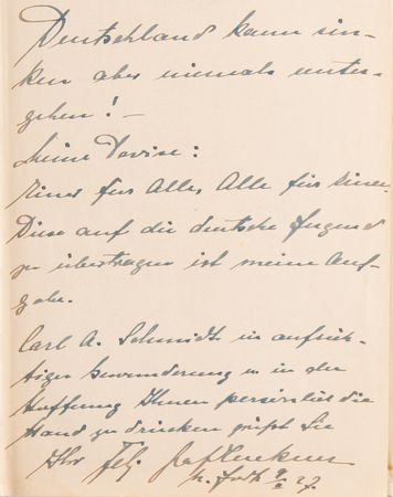 Lot #447 Felix von Luckner Signed Book - Seeteufel - Image 2